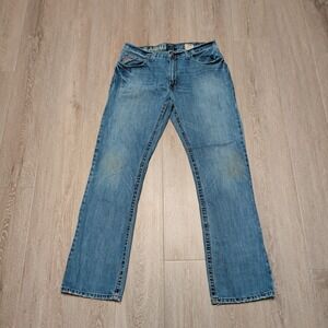 Ariat Mens M-Series Loose Boot Cut Jeans 36x33 Medium Wash Distressed Straight